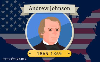 Präsident Andrew Johnson Design