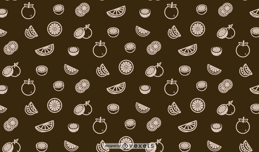 Orange Fruit Seamless Pattern Orange Fruit Seamless Pattern