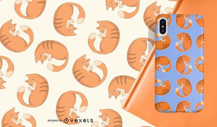 Orange Cat Pattern Orange Cat Pattern