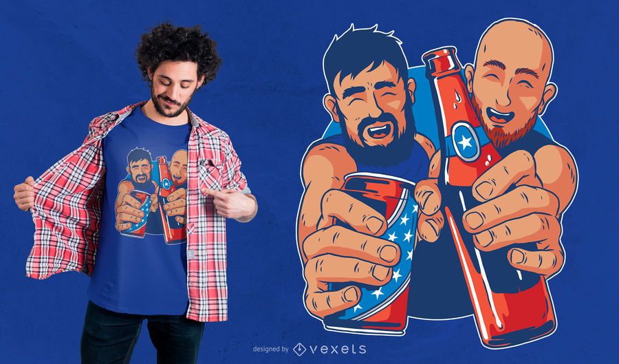 American Beer T-shirt Design American Beer T-shirt Design