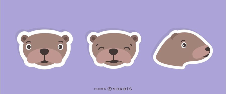 Otter Sticker Set Otter Sticker Set