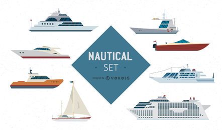 Ships Vector Design Ships Vector Design