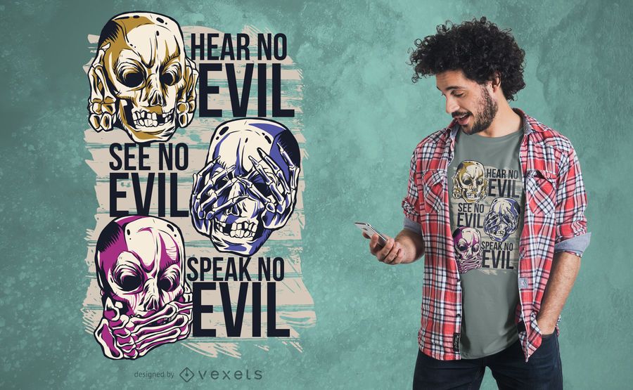 No Evil T-shirt Design No Evil T-shirt Design