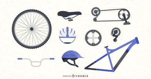 Fahrradteile-Set