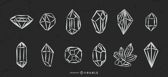 Illustrated Crystals Set Illustrated Crystals Set