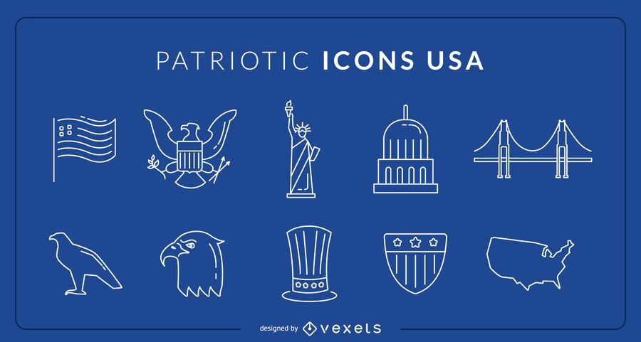 USA Patriotic Icons USA Patriotic Icons