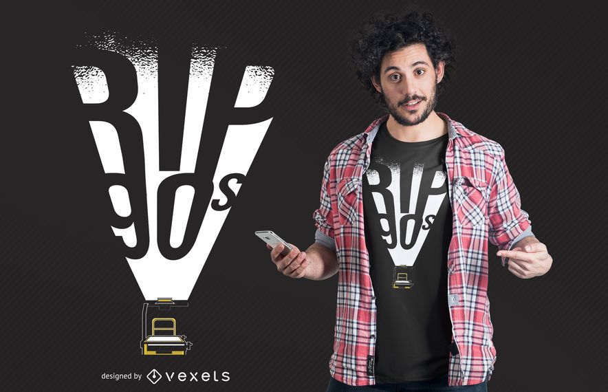 Rip 90s T-shirt Design Rip 90s T-shirt Design