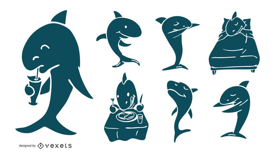 Shark Silhouette collection Shark Silhouette collection