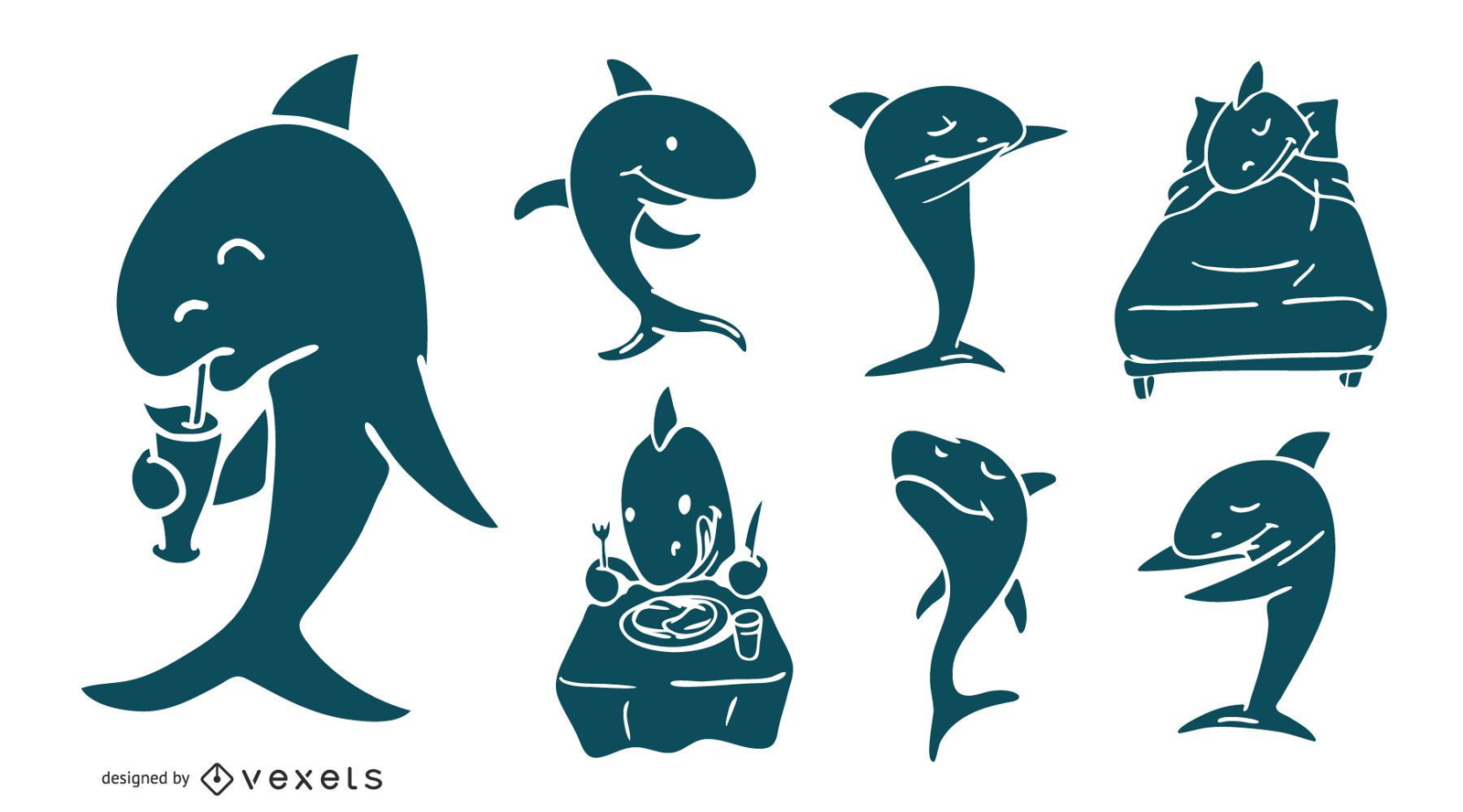 Shark Silhouette collection