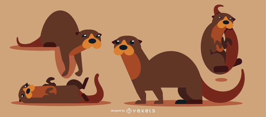 Nutria Rounded Flat Geometric Design Nutria Rounded Flat Geometric Design