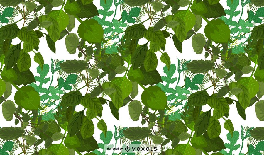Herbs Pattern Design Herbs Pattern Design