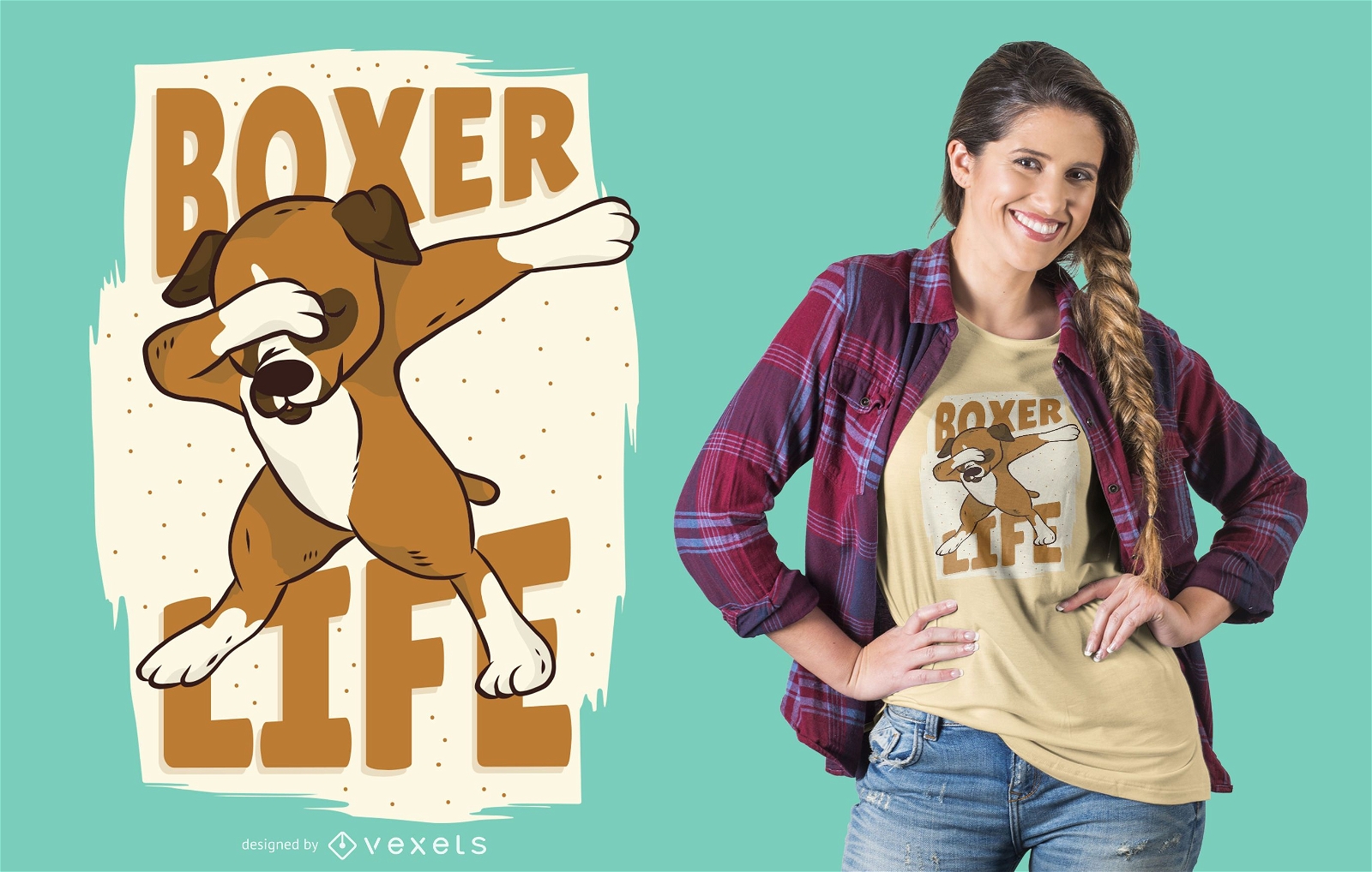 Design de camisetas Dog Life