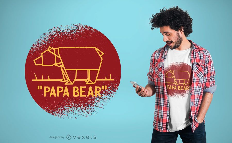 Diseño de camiseta Papa Bear Diseño de camiseta Papa Bear