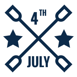 4 de julio plano gráfico Diseño PNG
