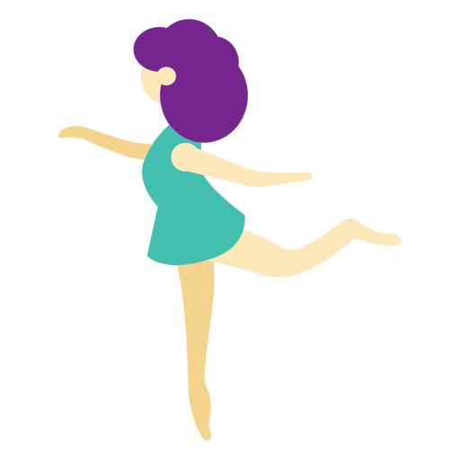 Balé de posição de balé arabesco Desenho PNG