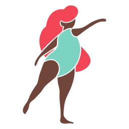Ballet dancer pose icon PNG Design