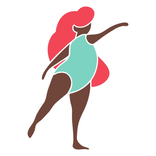 Ícone de pose de dançarina de balé Desenho PNG