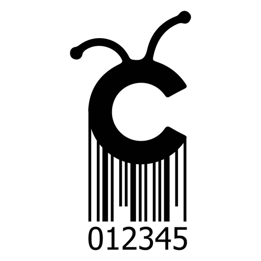 Barcode mit Cricut-Logo PNG-Design