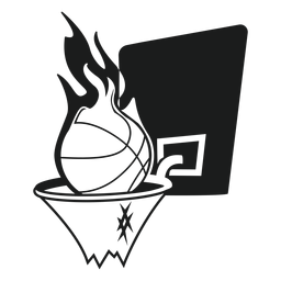 Gráfico de camiseta de baloncesto Diseño PNG