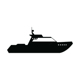 Cabin Cruiser Boot Silhouette PNG-Design