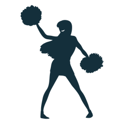 Cheerleader Move Silhouette PNG & SVG Design For T-Shirts