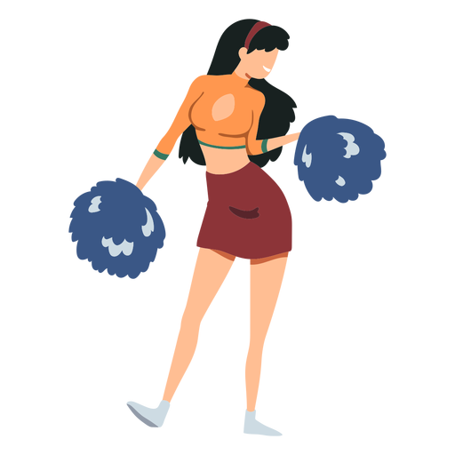 College Cheerleader Transparent Png And Svg Vector File