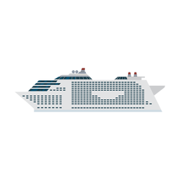 Cruise ship icon Transparent PNG