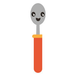 Emoji de colher fofa Desenho PNG