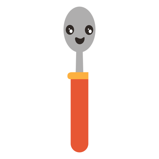 Emoji de colher fofa Desenho PNG