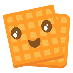 Süßes Waffel Emoji Süßes Waffel Emoji