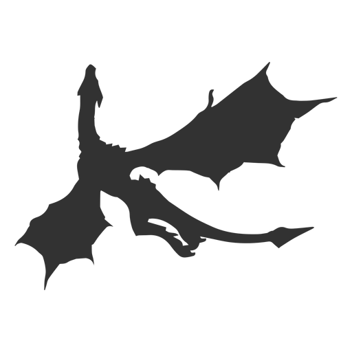 Drache Fliegende Silhouette Transparenter Png Und Svg Vektor