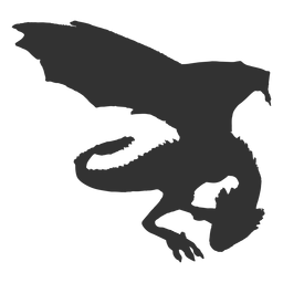 toothless flying silhouette