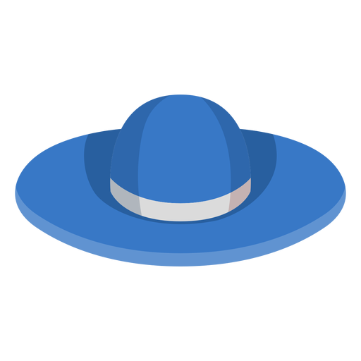Floppy beach hat icon