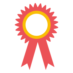 Graduation award ribbon PNG Design