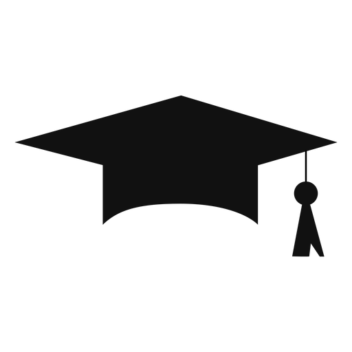 Graduation Cap Silhouette Transparent Png Svg Vector File