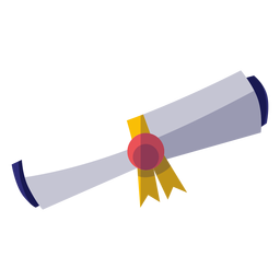 Graduation diploma icon PNG Design