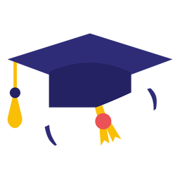 Diploma y sombrero de graduación
