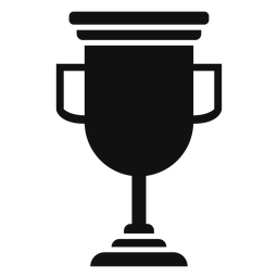 Graduation trophy cup flat PNG Design