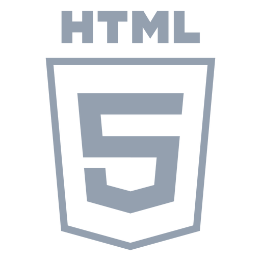 HTML-Programmiersprache flach PNG-Design