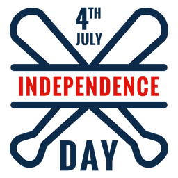 Independence day baseball bats icon Independence day baseball bats icon