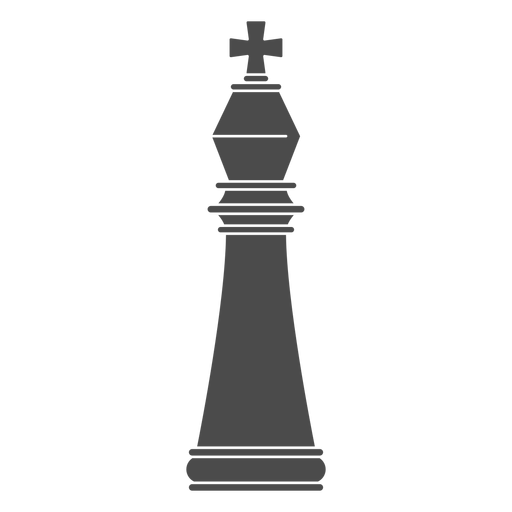 King chess piece PNG Design
