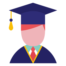 Avatar de pós-graduação masculino Desenho PNG