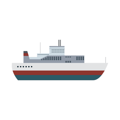 Ozeandampfer-Schiffsikone PNG-Design