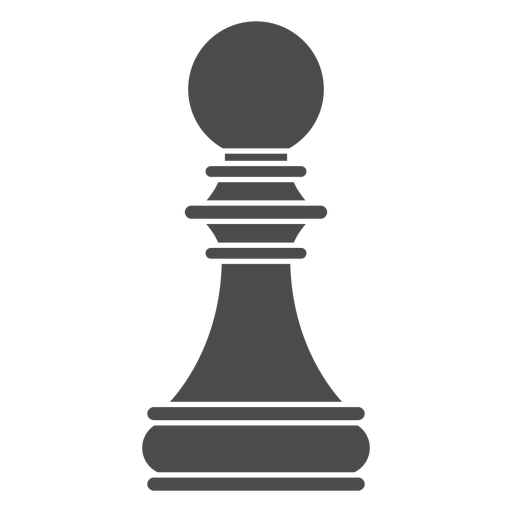 Pawn chess piece PNG Design