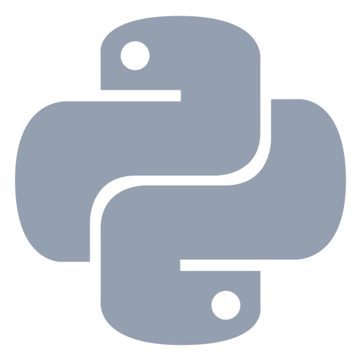 Python programming language flat PNG Design