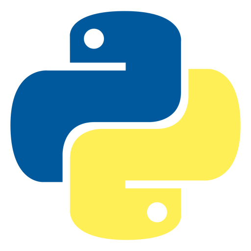 Python programming language icon PNG Design