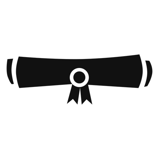 Diploma de calificación silueta - Descargar PNG/SVG transparente