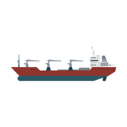Icono de barco engrasador de reposición Diseño PNG