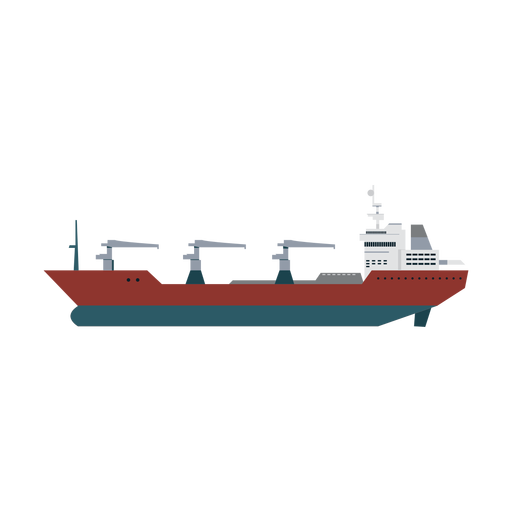 Nachschuböler Schiffssymbol PNG-Design