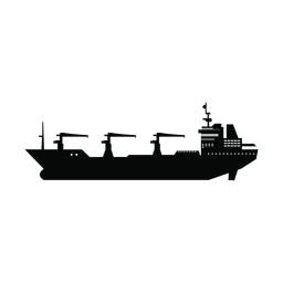 Silhueta do navio lubrificador de reabastecimento Transparent PNG